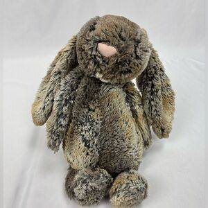 Jellycat Woodland Brown Bashful Bunny Rabbit Medium 12” Plush Stuffed Animal